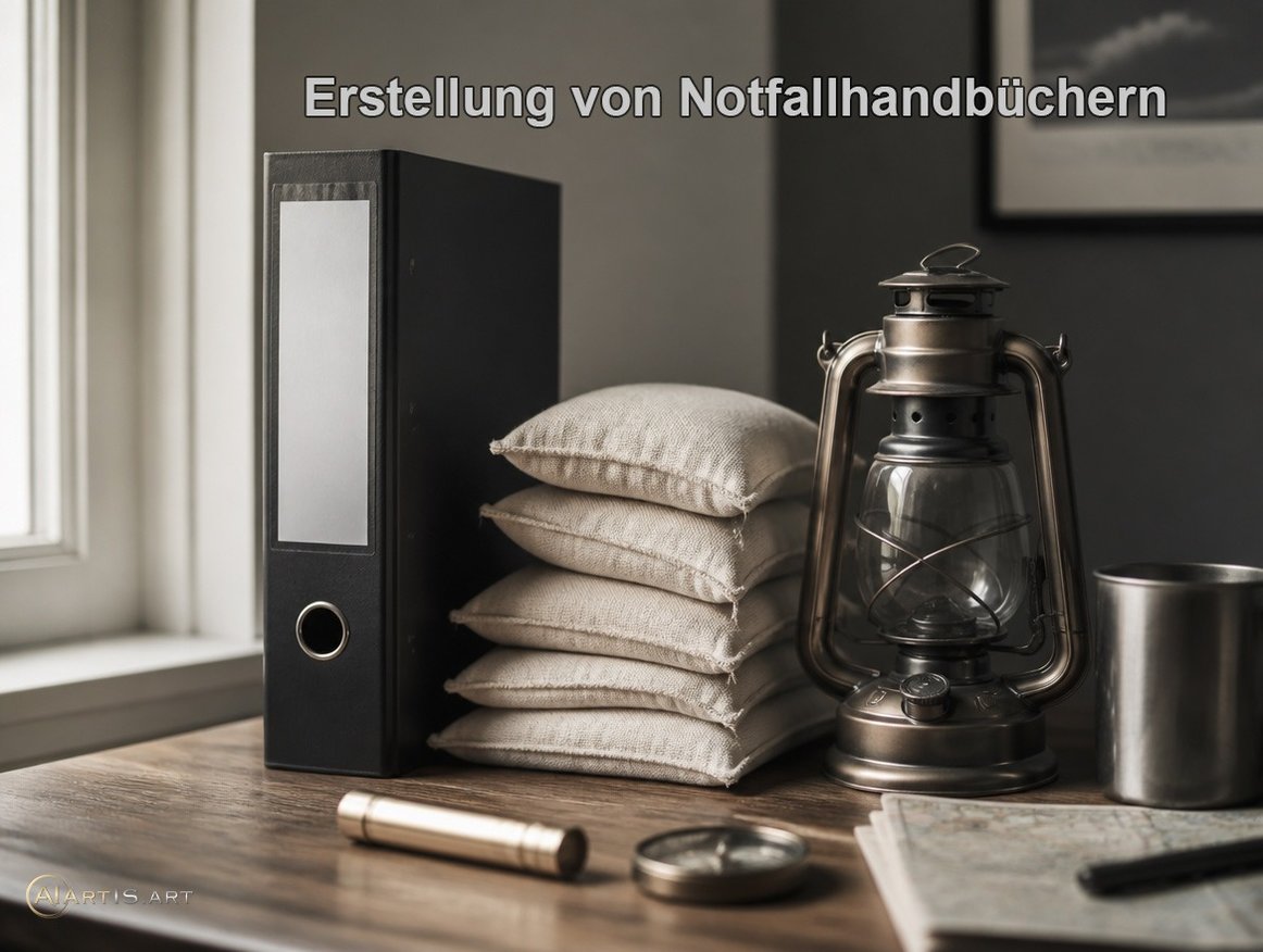 Ordner, Sandsäcke und Sturmlaterne – Notfallhandbücher