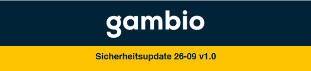 Gambio: Houston - wir haben ein Problem