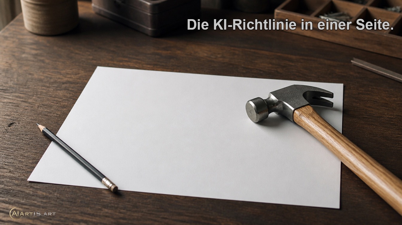 Die KI-Richtlinie auf einer Seite