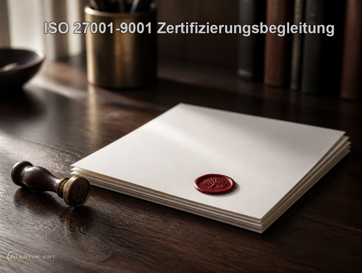 Dokumentenstapel mit Siegel und Stempel – ISO-Zertifizierungsbegleitung