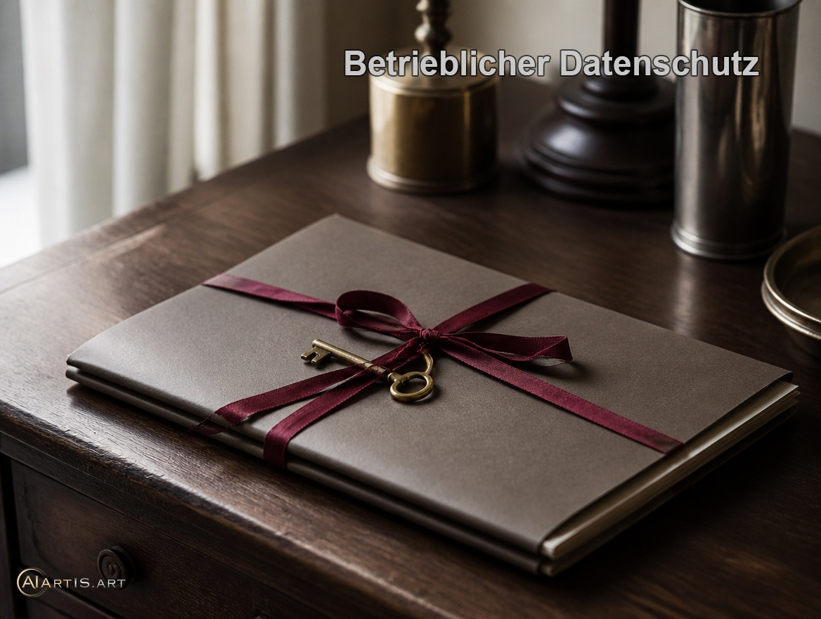 Verschnürte Akte mit Schlüssel – betrieblicher Datenschutz